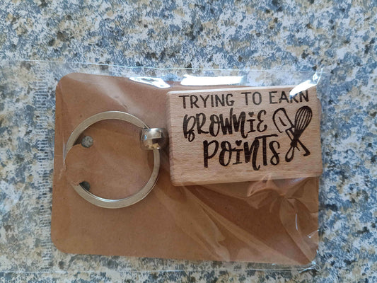 Custom Wooden Keychains - Crafty Family Creations LLC