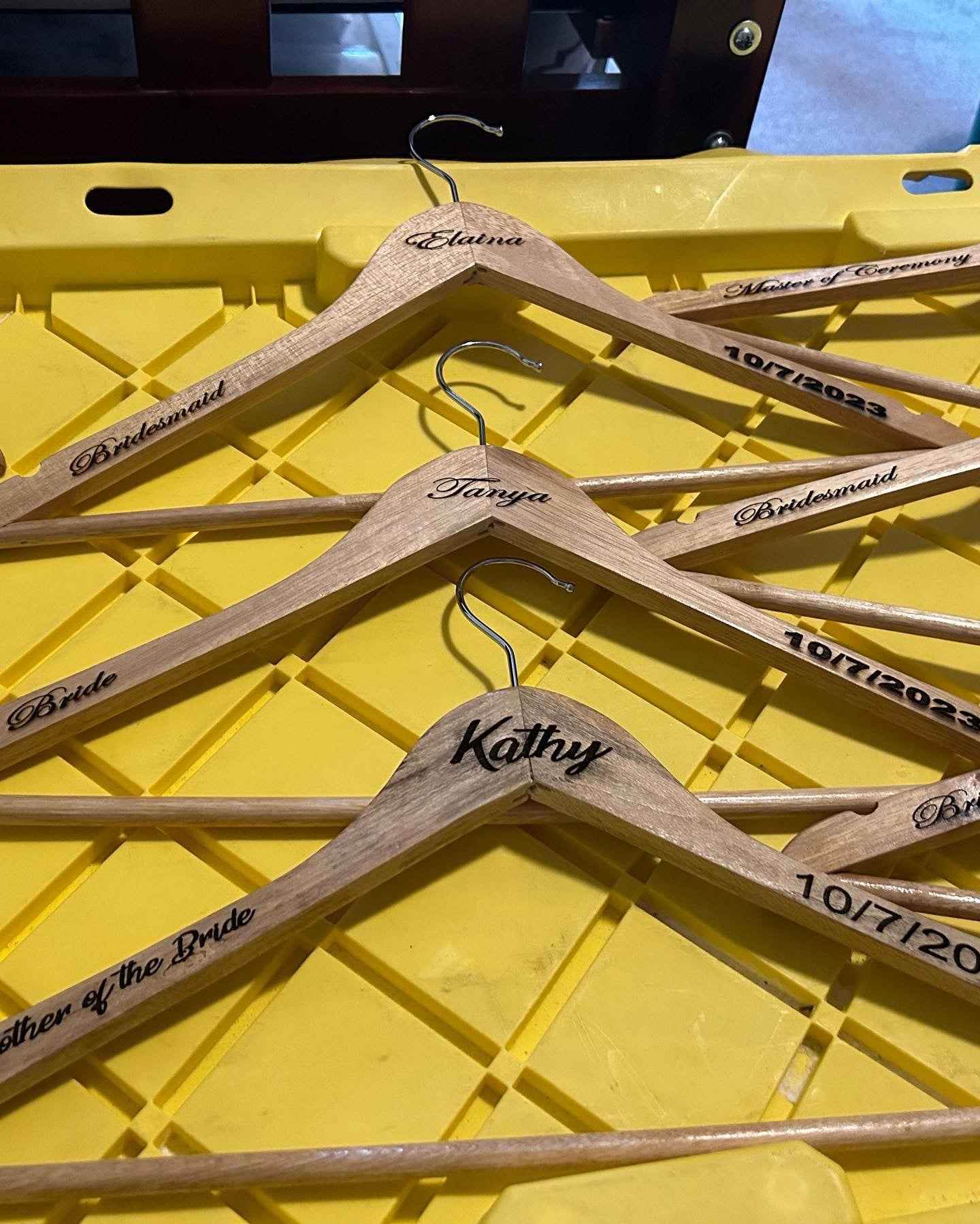 Wedding Party Hangers - Crafty Family Creations LLC