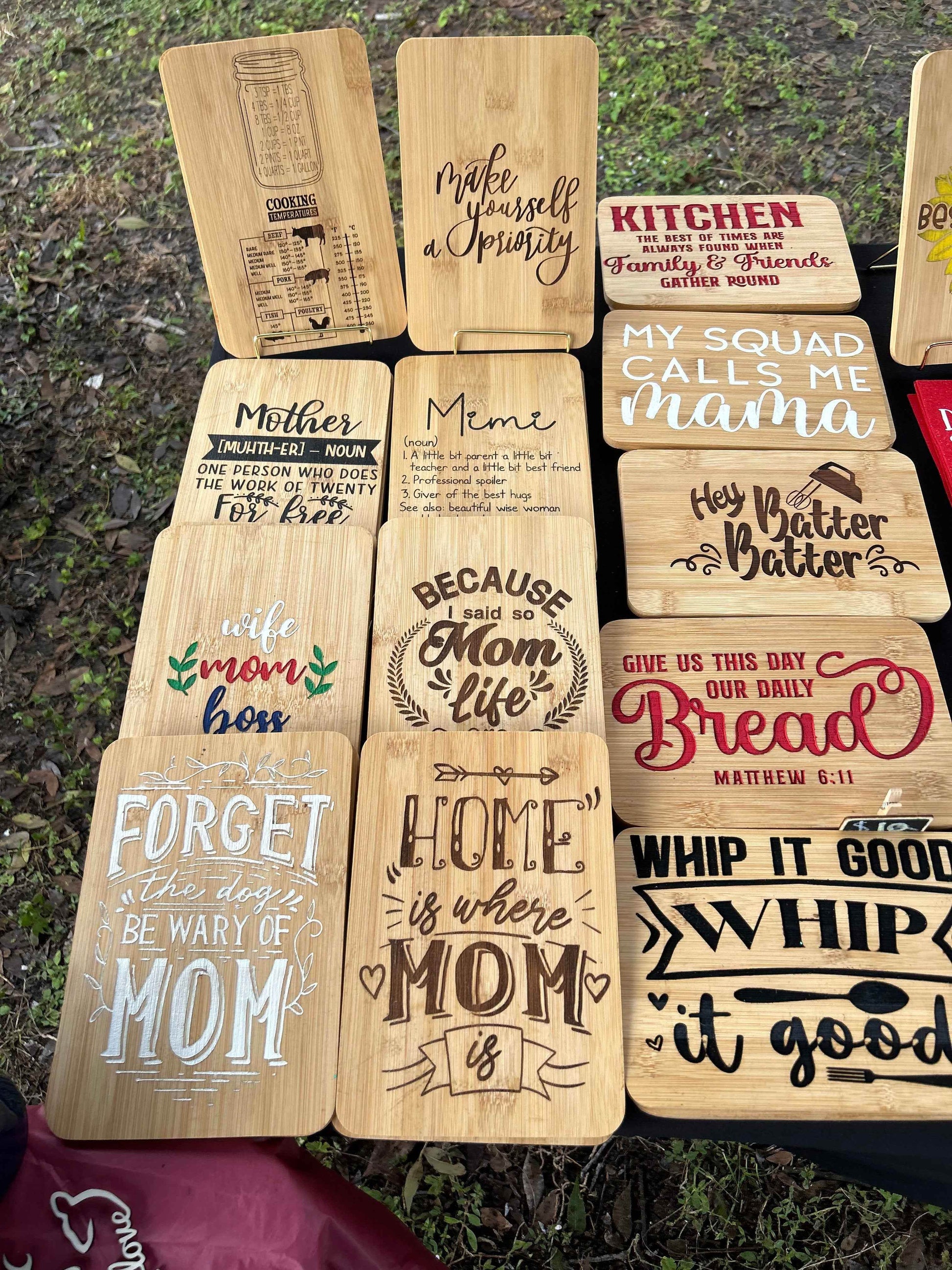 Decorative cutting boards - Crafty Family Creations LLC