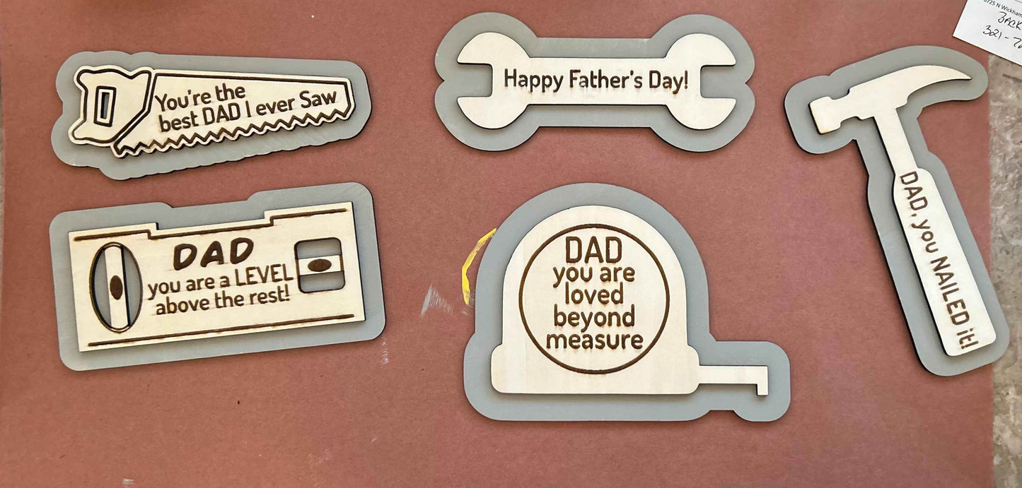 Father's Day Sign - Crafty Family Creations LLC