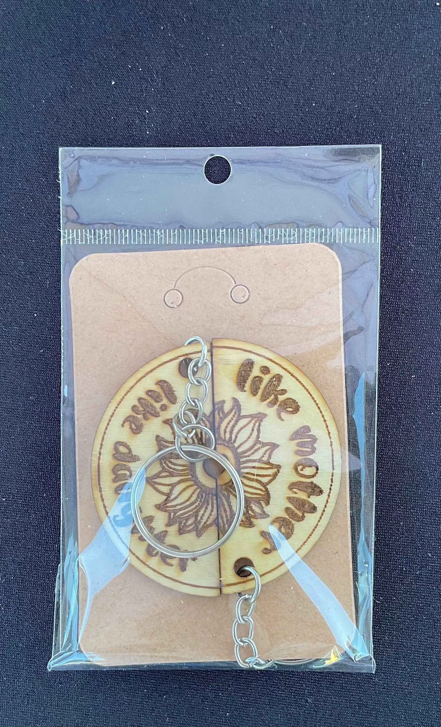 Wood keychains for parents - Crafty Family Creations LLC