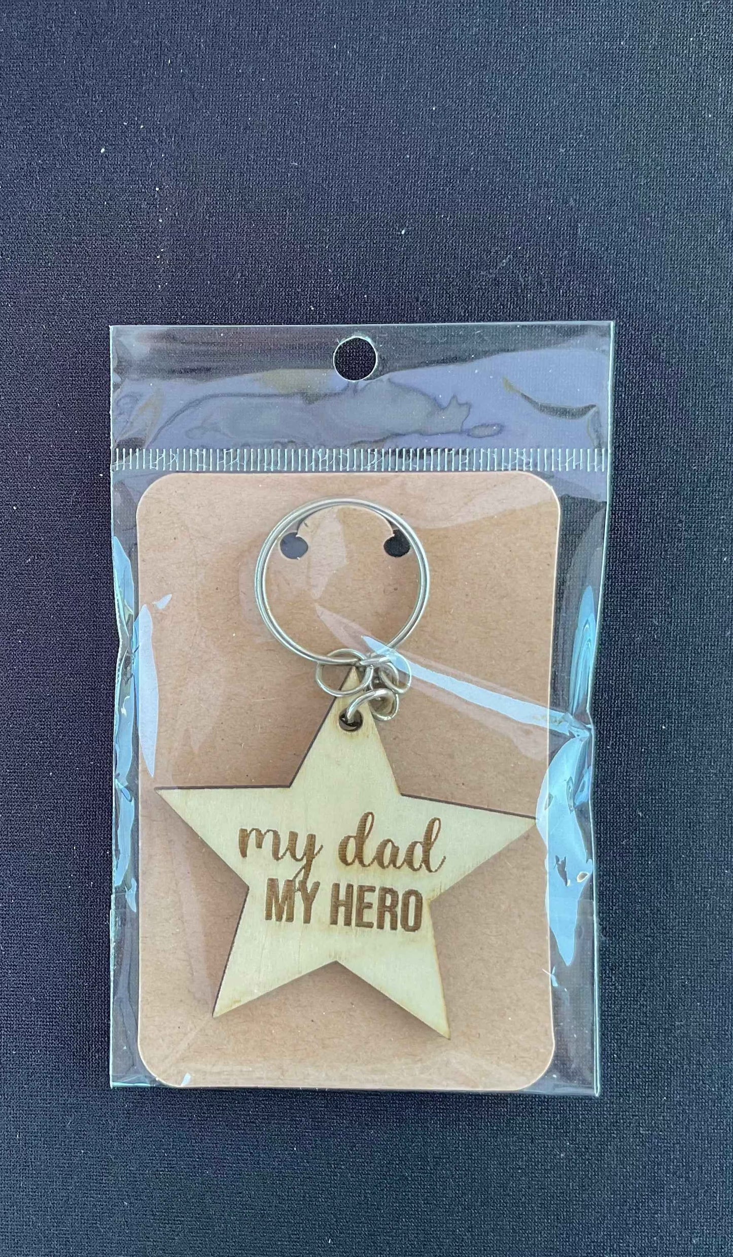 Wood keychains for parents - Crafty Family Creations LLC