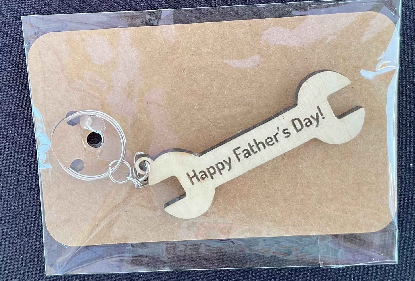 Wood keychains for parents - Crafty Family Creations LLC