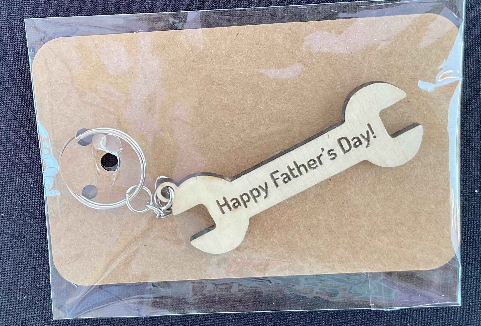 Wood keychains for parents - Crafty Family Creations LLC