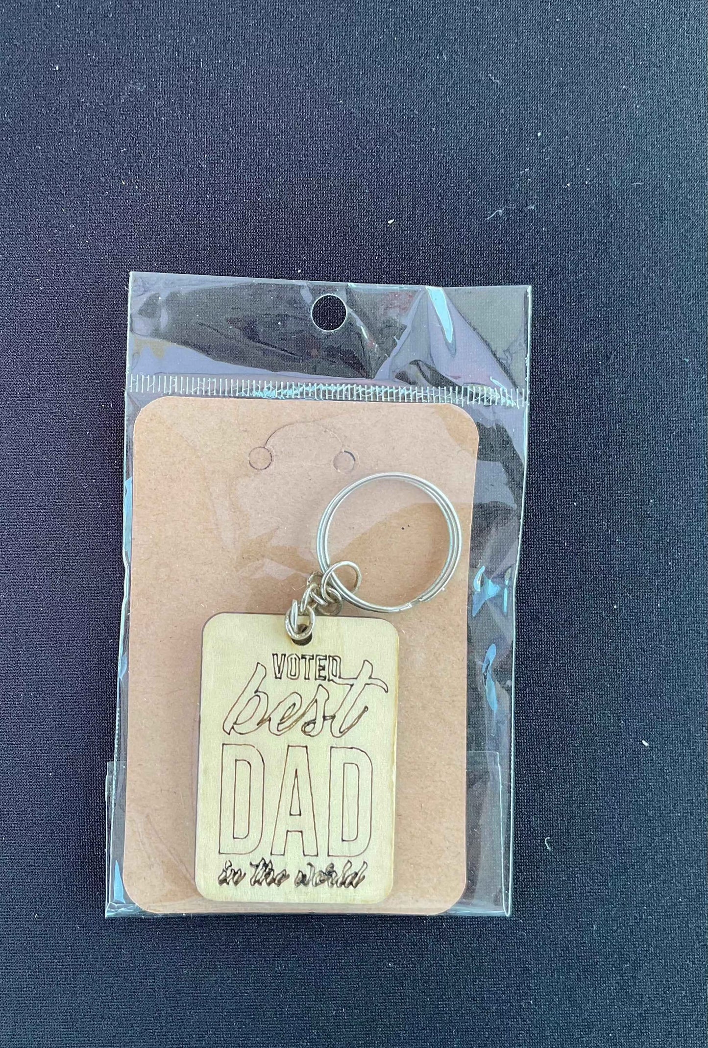 Wood keychains for parents - Crafty Family Creations LLC