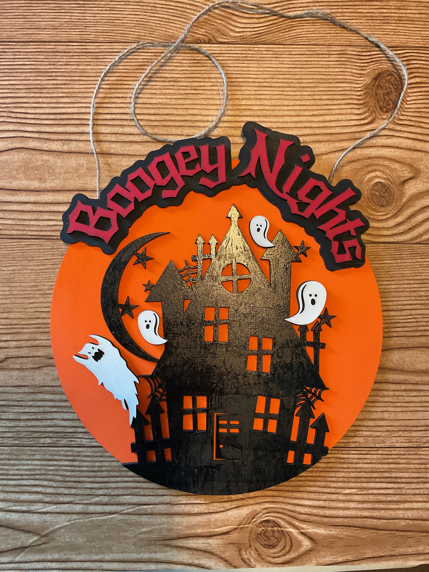 Boogey Nights Door Hanger - Crafty Family Creations LLC