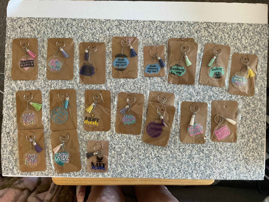 Acrylic keychains