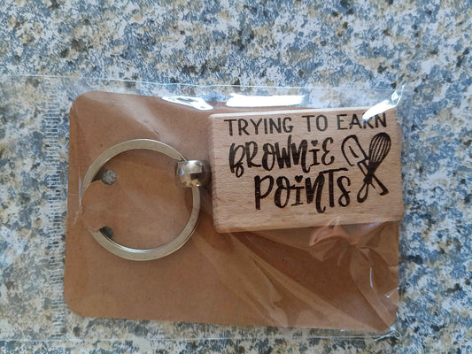 Customizable Wood Keychains