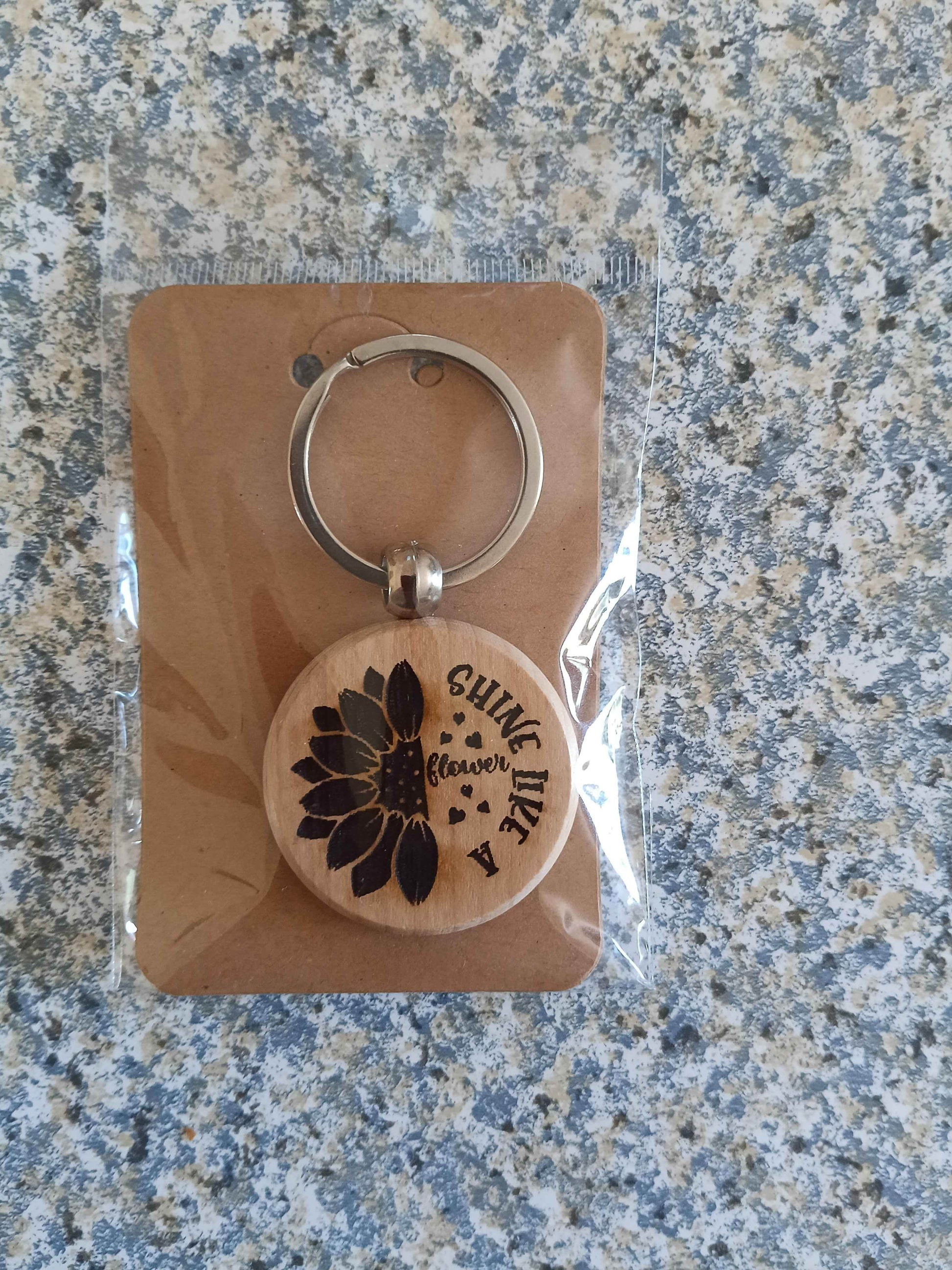 Custom Wooden Keychains - Crafty Family Creations LLC