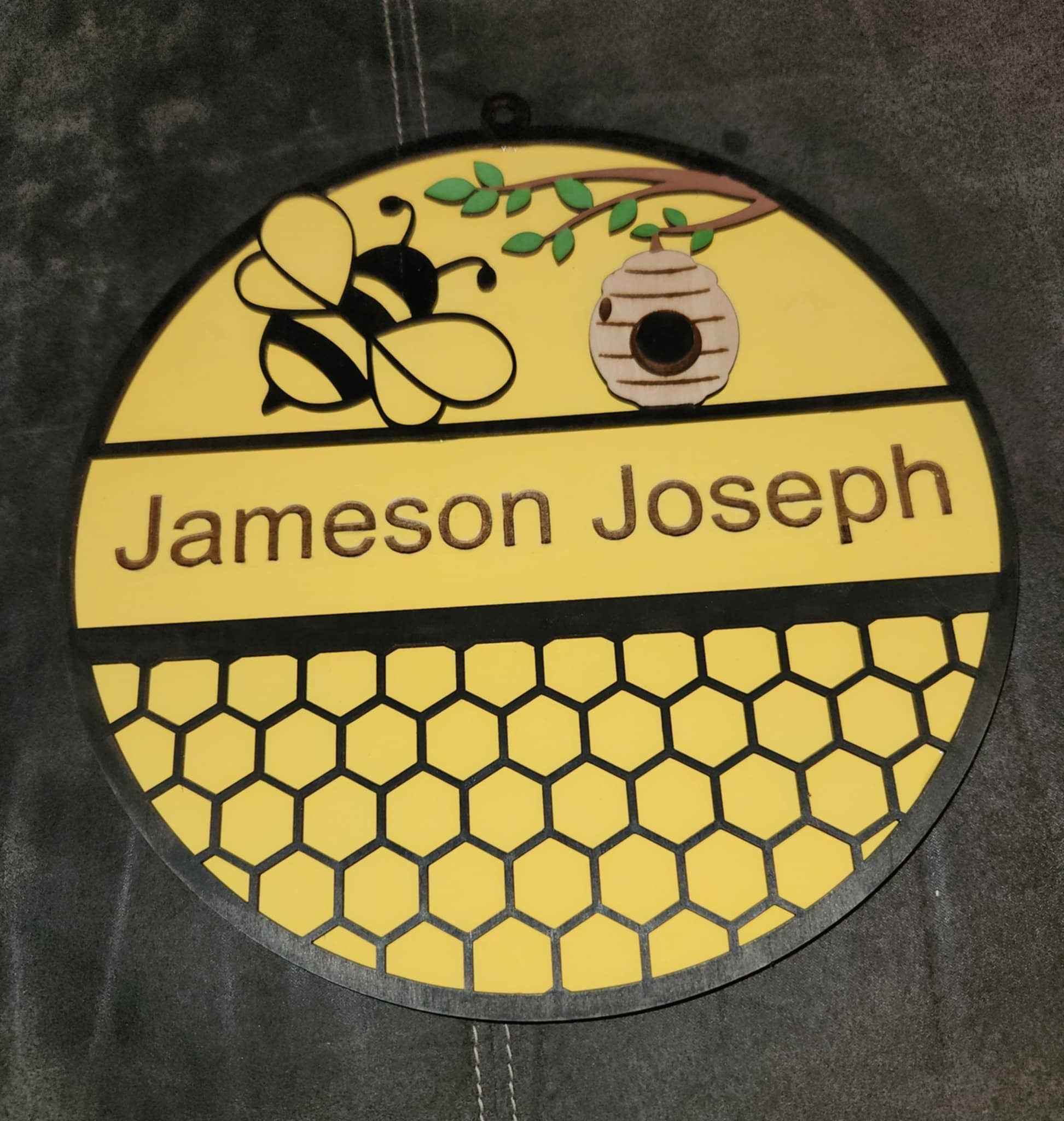 Bee Nursery sign - Crafty Family Creations LLC