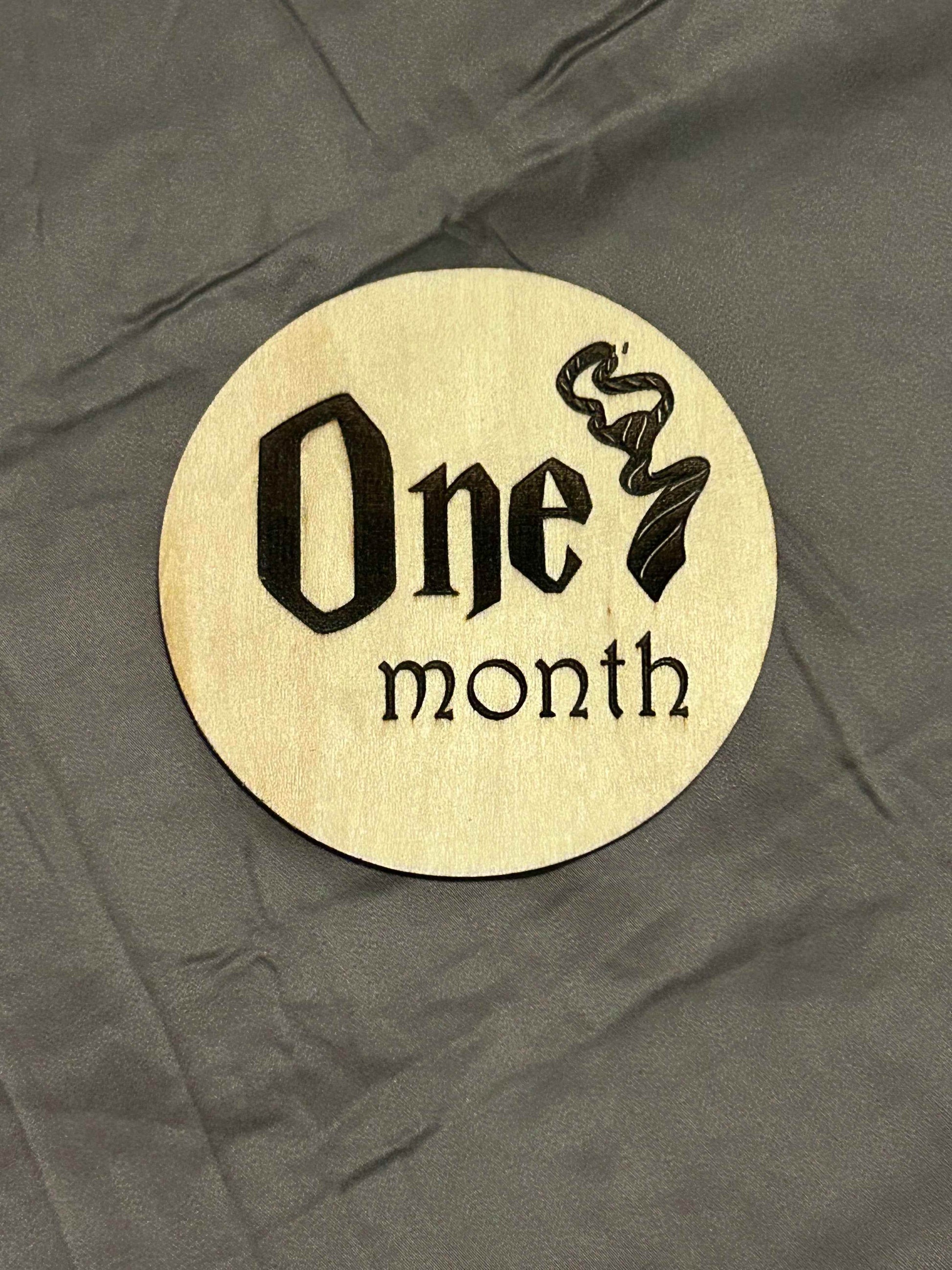 Wizard baby milestones - Crafty Family Creations LLC