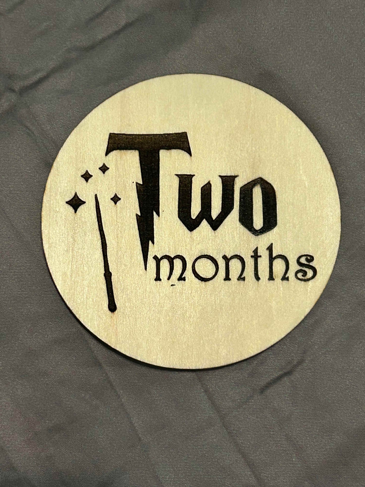 Wizard baby milestones - Crafty Family Creations LLC