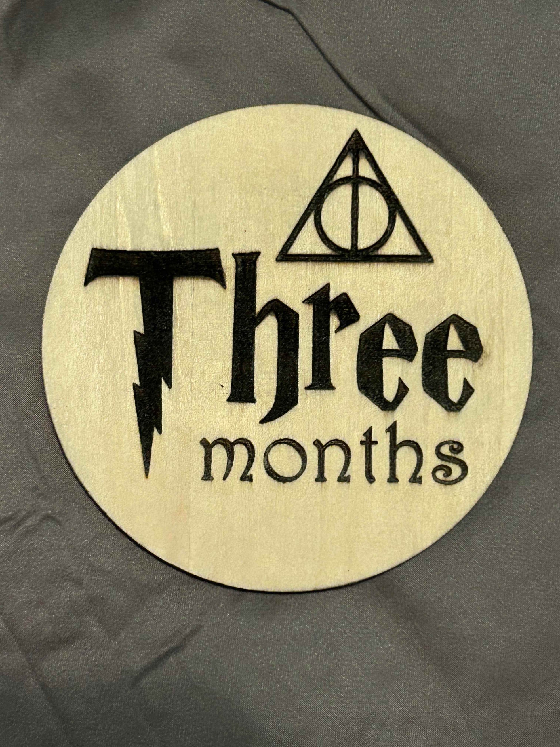 Wizard baby milestones - Crafty Family Creations LLC