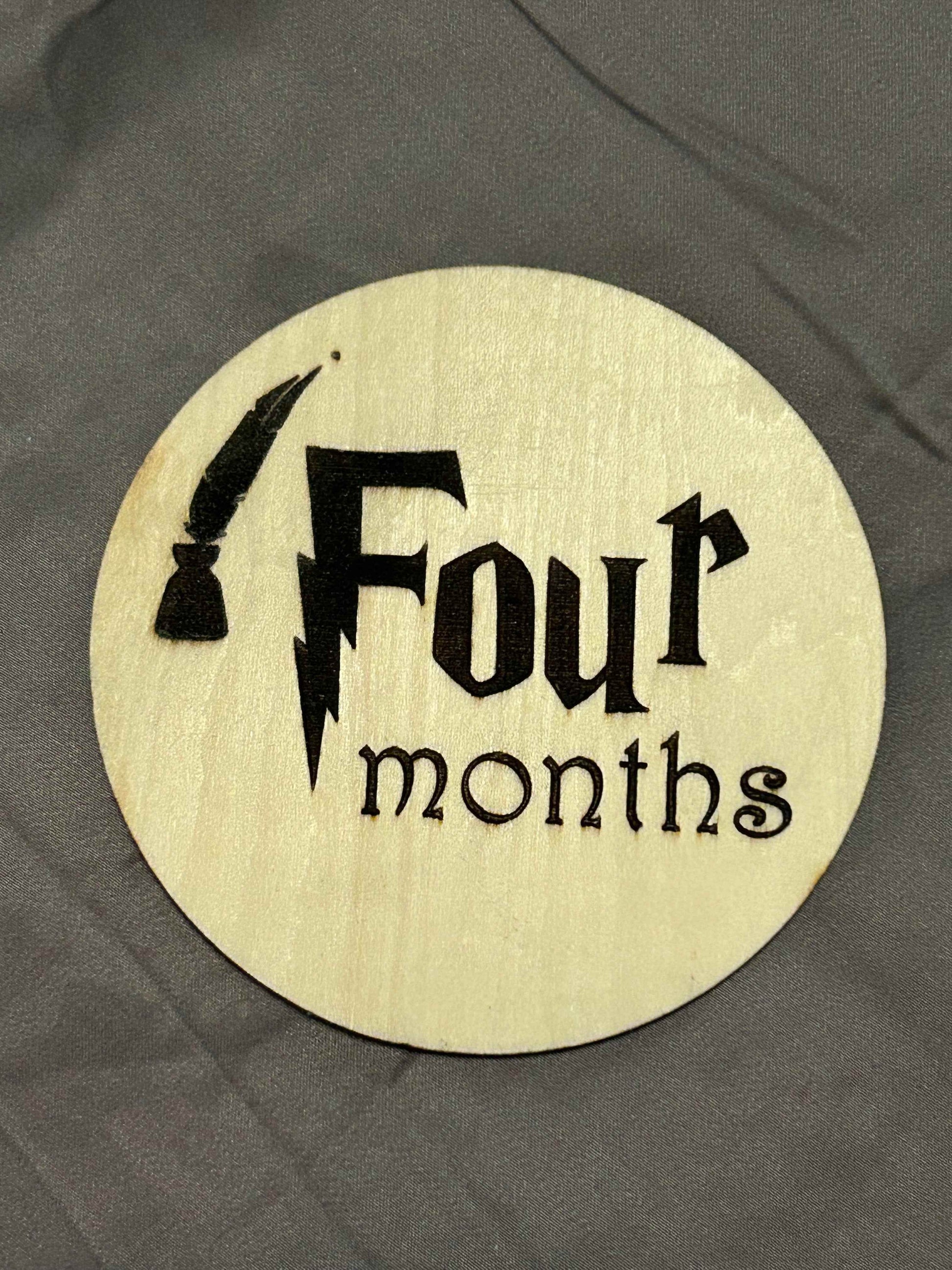 Wizard baby milestones - Crafty Family Creations LLC