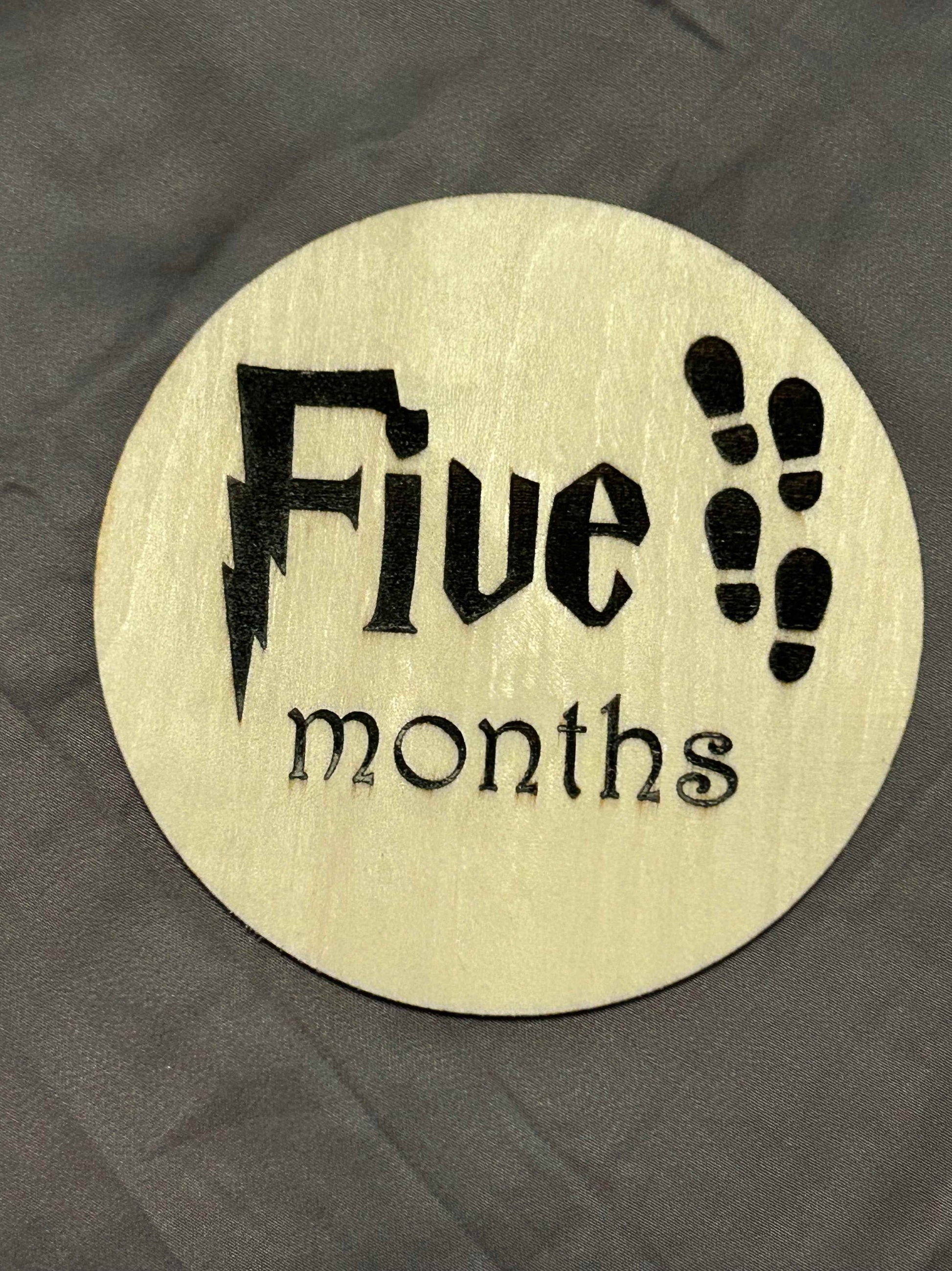 Wizard baby milestones - Crafty Family Creations LLC