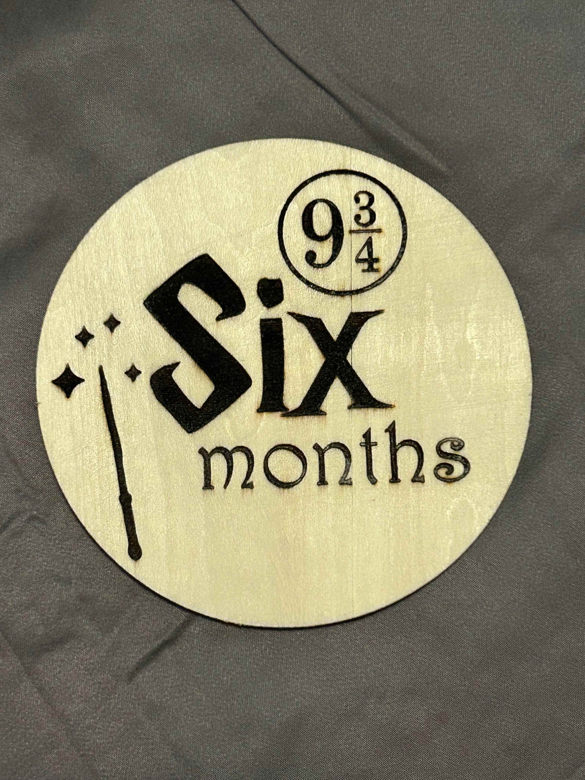 Wizard baby milestones - Crafty Family Creations LLC