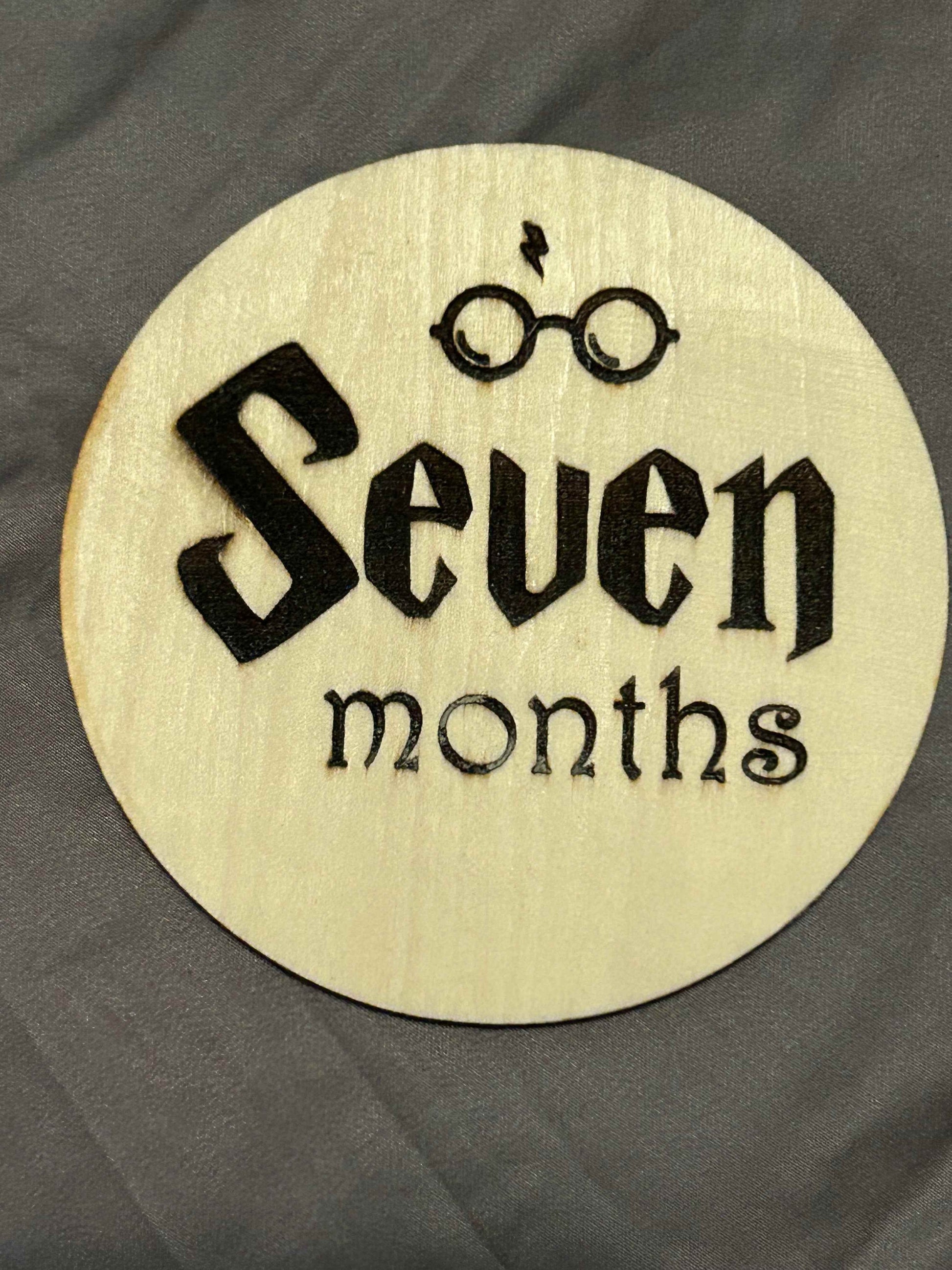 Wizard baby milestones - Crafty Family Creations LLC