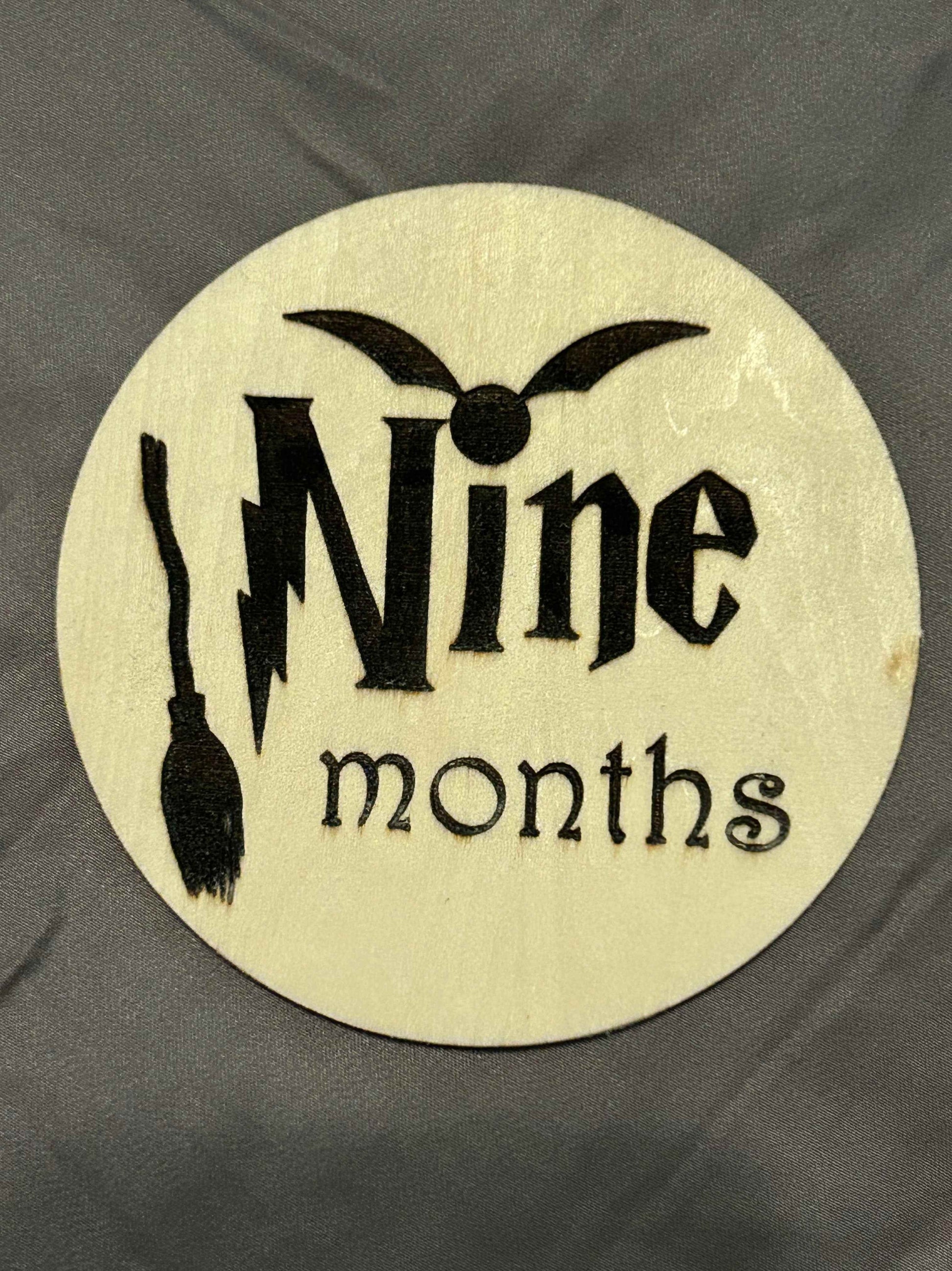 Wizard baby milestones - Crafty Family Creations LLC