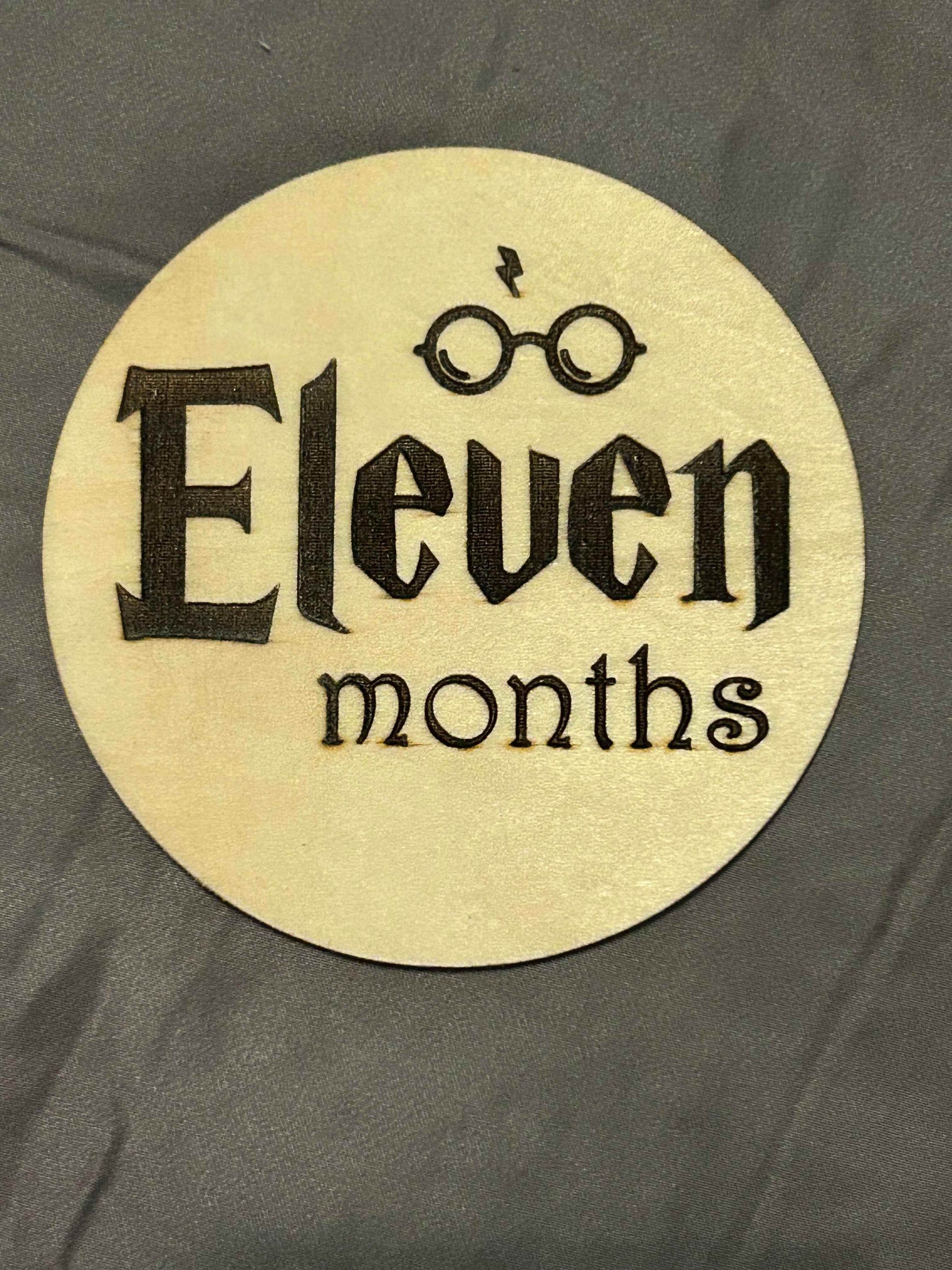 Wizard baby milestones - Crafty Family Creations LLC