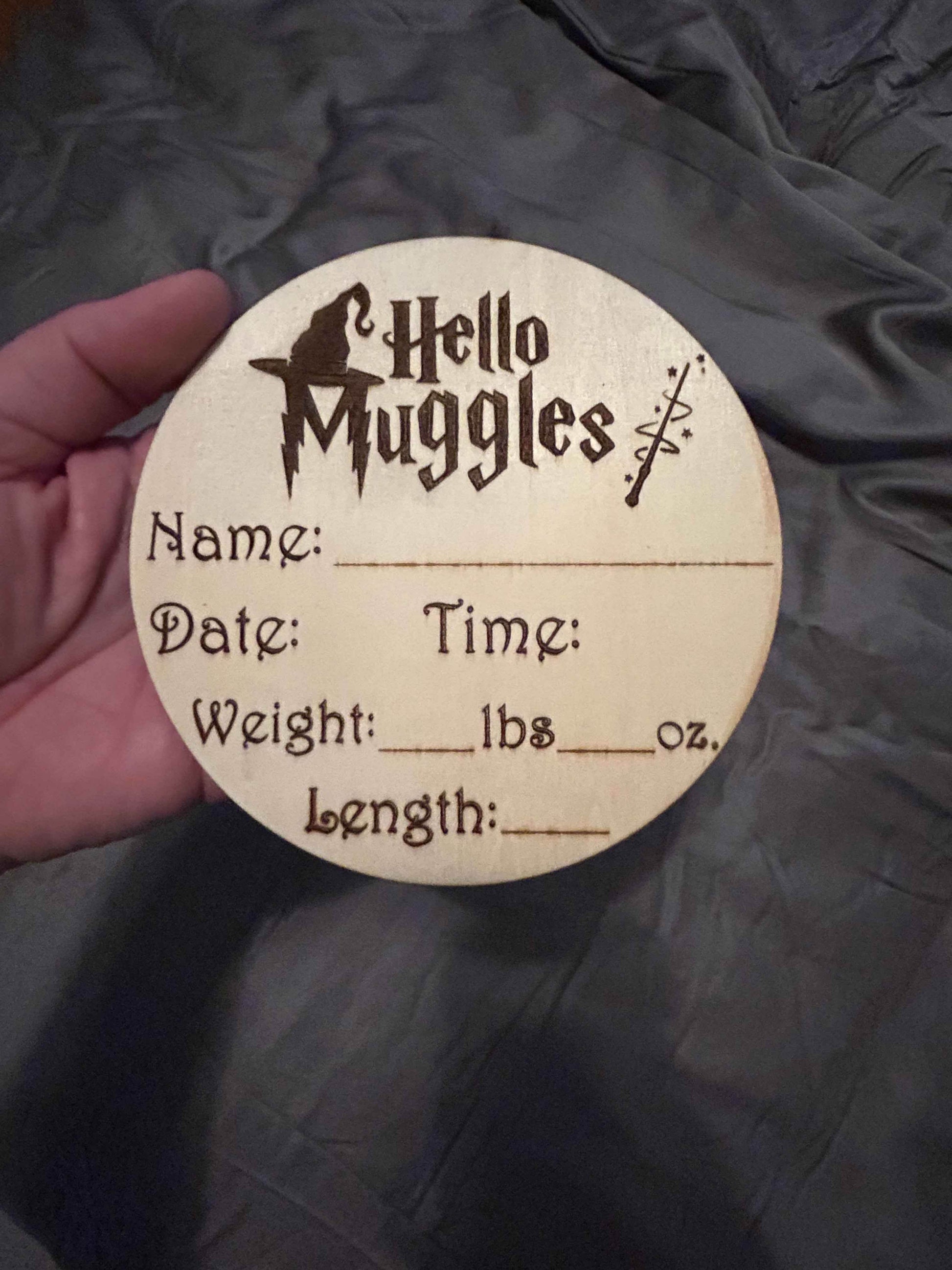 Wizard baby milestones - Crafty Family Creations LLC