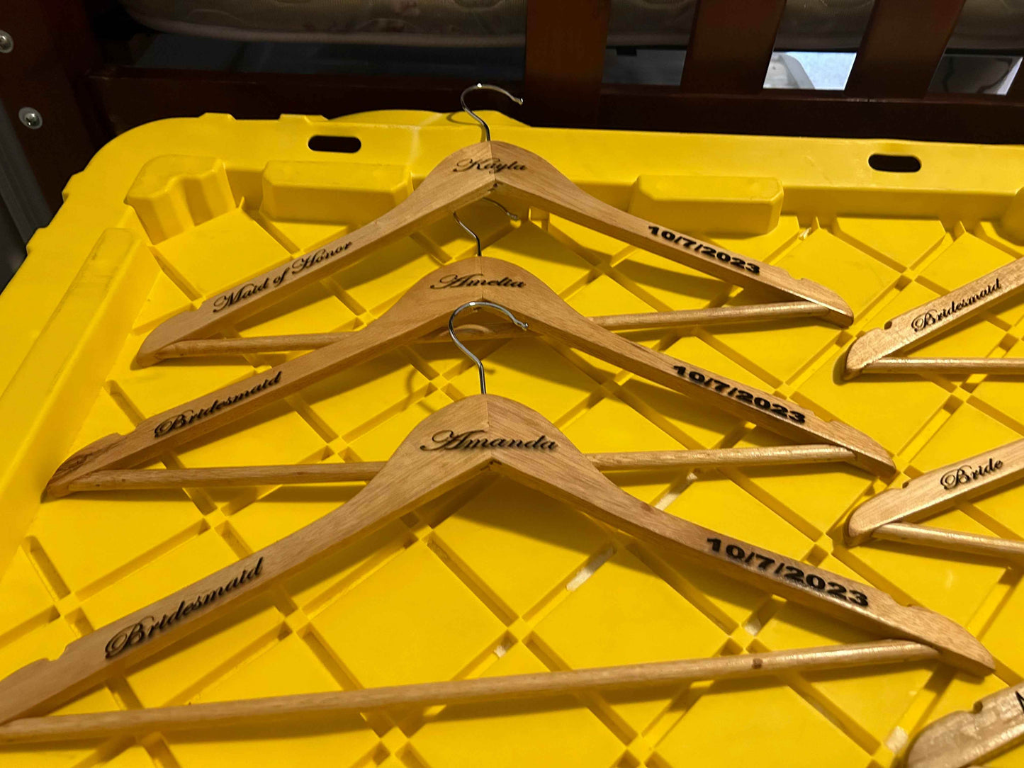 Wedding Party Hangers - Crafty Family Creations LLC