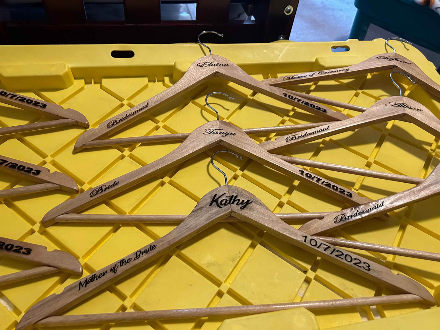 Wedding Party Hangers - Crafty Family Creations LLC