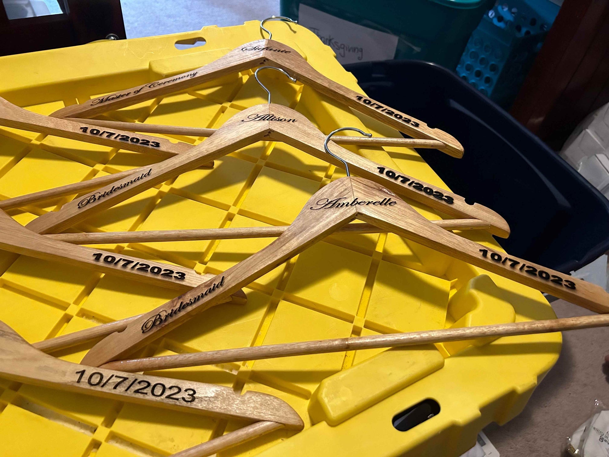 Wedding Party Hangers - Crafty Family Creations LLC